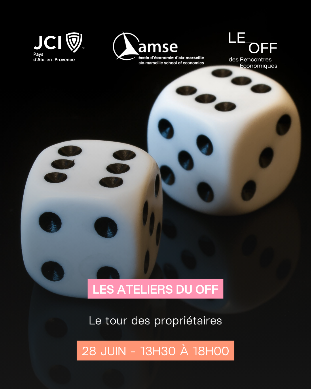 Affiche événement le tour des propriétaires aux ateliers du OFF